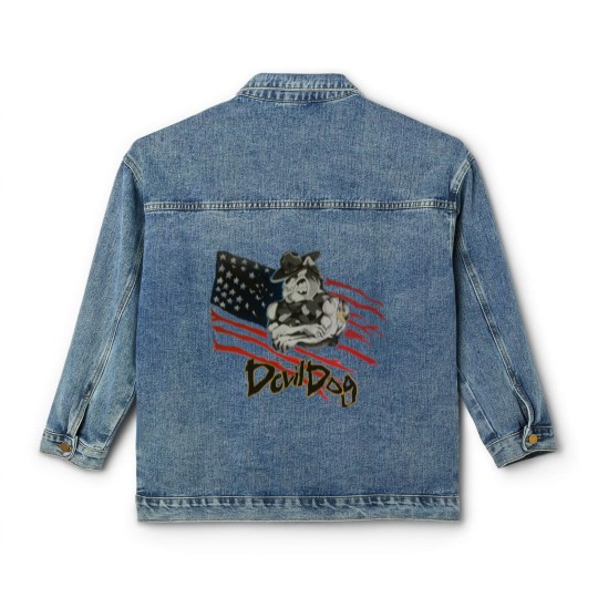 Discover Devil Dog Classic Women's Denim Jackets