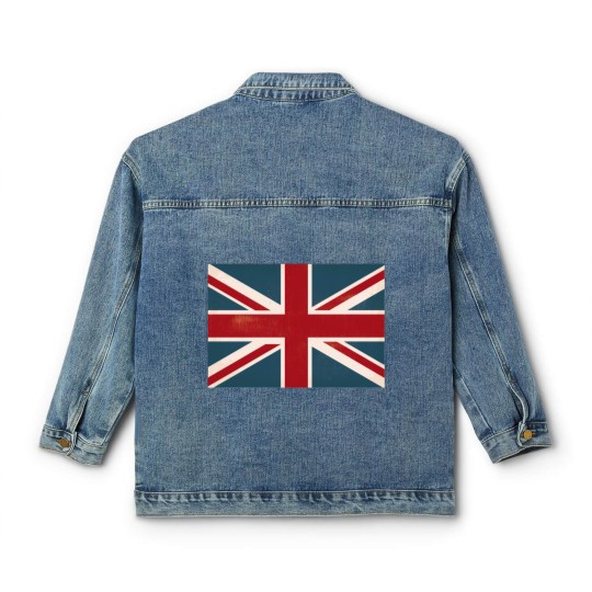 Discover VINTAGE UNION JACK BRITISH FLAG Classic Women's Denim Jackets