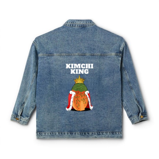 Discover Kimchi King | Mens Kimchi Lover Classic Women's Denim Jackets | Food Korean Kimchi Classic Women's Denim Jackets