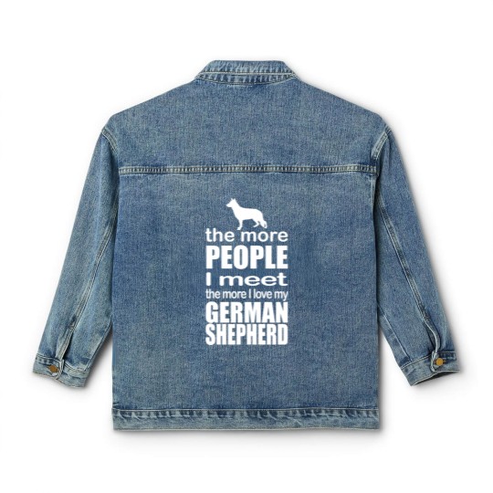 Discover German shepherd Dogs t Funky Jokes Classic Women's Denim Jackets