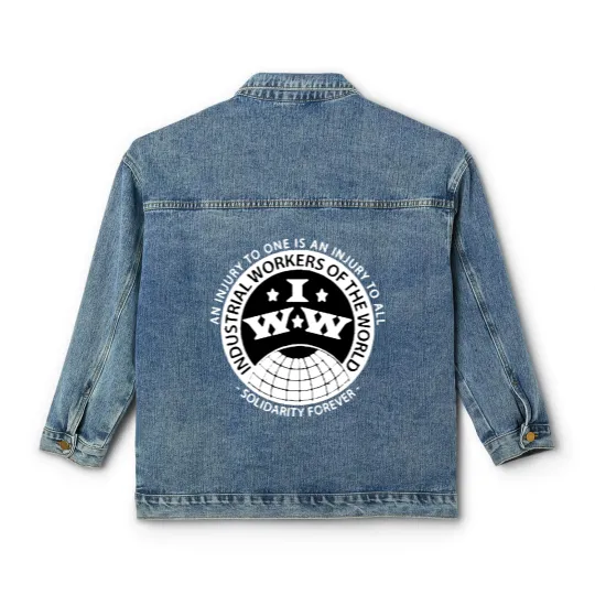 Discover Industrial Workers - Anarchist - Classic Women's Denim Jackets