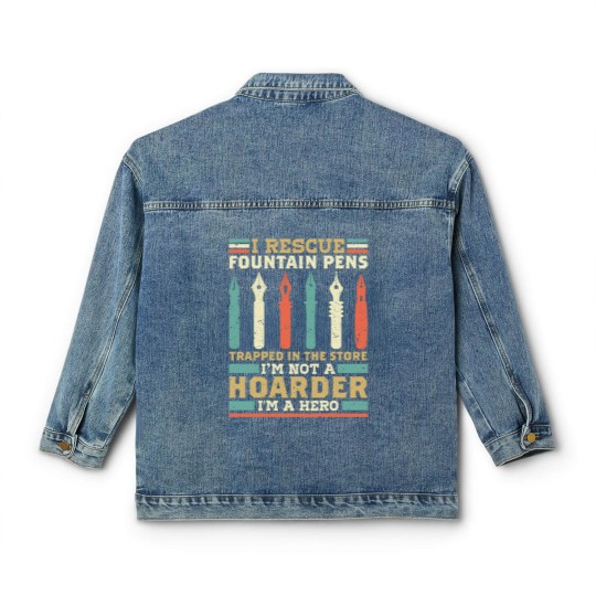 Discover Collectors Pens Ink Fountain Pen Collector Gifts Classic Women's Denim Jackets