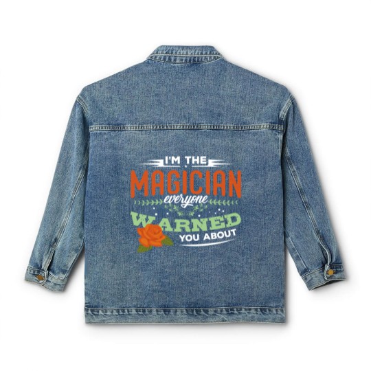 Discover Magicians Magic Magician Wizard Sorcery Trick Gift Classic Women's Denim Jackets