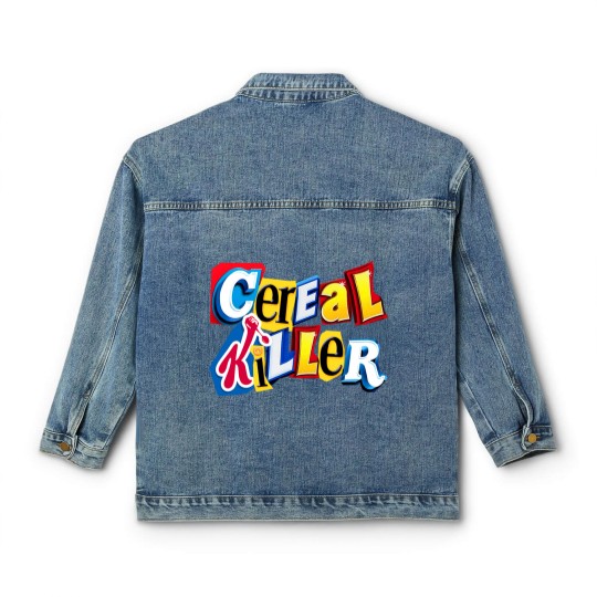Discover Cereal Killer Graphic for the Cereal Lovers in your family Classic Women's Denim Jackets - Cereal Killer - Classic Women's Denim Jackets