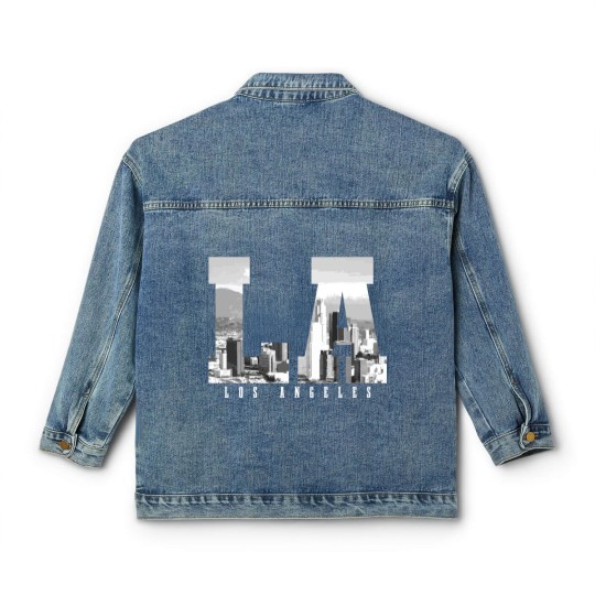 Discover Los Angeles California Skyline Classic Women's Denim Jackets