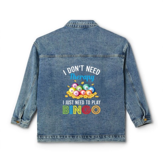 Discover I Just Need To Play Bingo Classic Women's Denim Jackets
