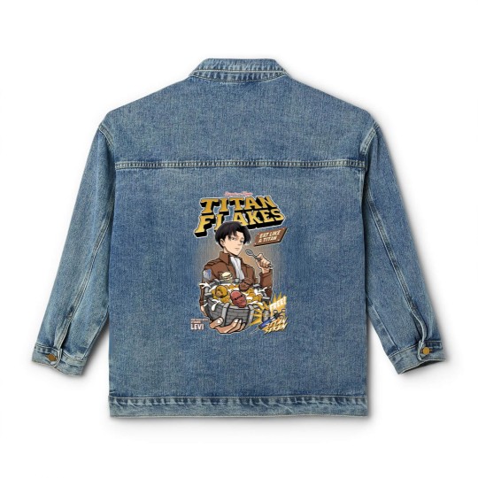 Discover Titan Flakes Shingeki no Kyojin Classic Classic Women's Denim Jackets