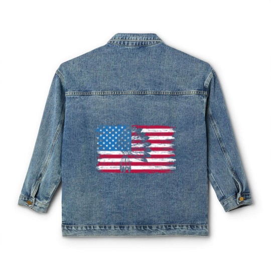 Discover Native American USA Indigenous People 4th Of July Classic Women's Denim Jackets
