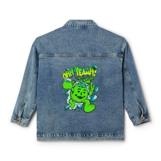 Discover OHH YEAH! Kool Aid Lime Classic Classic Women's Denim Jackets