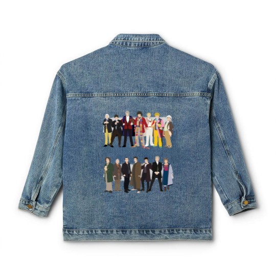Discover All the Doctors - Doctor Who - Classic Women's Denim Jackets