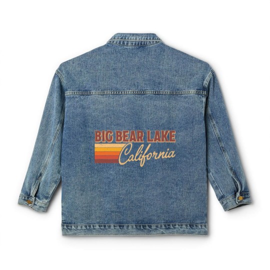 Discover Big Bear Lake California - Big Bear Lake California - Classic Women's Denim Jackets