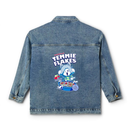 Discover Temmie Flakes! - Undertale - Classic Women's Denim Jackets