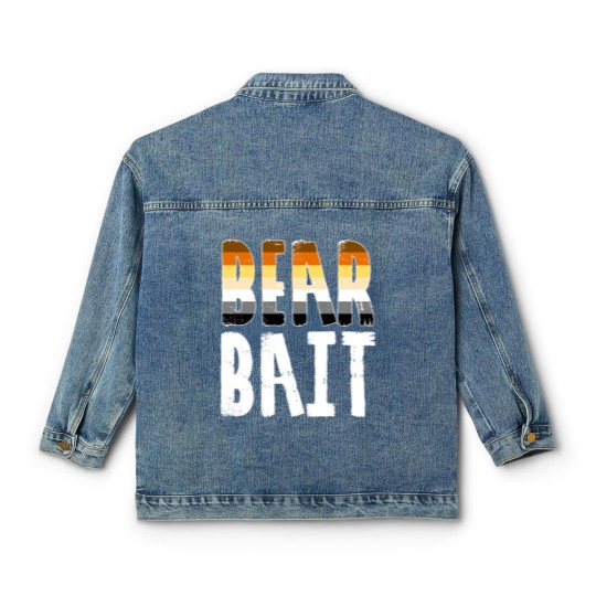 Discover Bear Bait - LGBT Gay Pride Bear Community Bear Classic Women's Denim Jackets