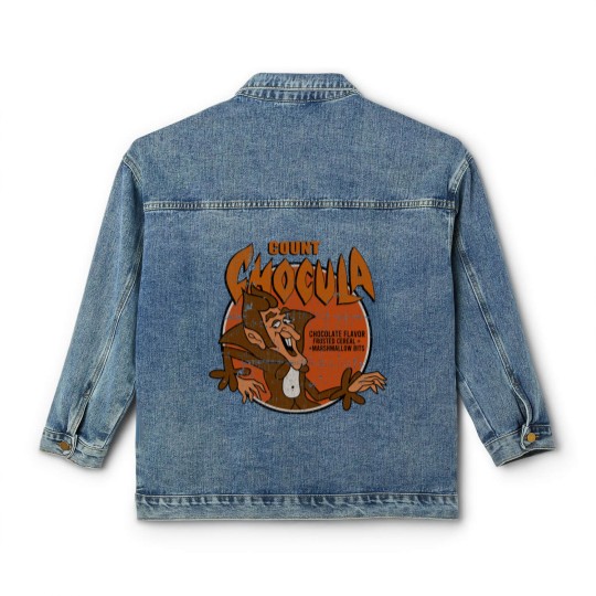 Discover Vintage Count Chocula - Cereal - Classic Women's Denim Jackets