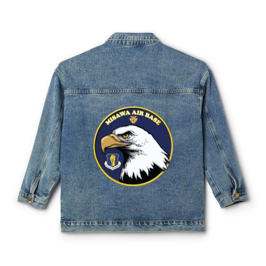Discover Misawa Air Base Japan Us 35Th Fighter Wing Jasdf Classic Women's Denim Jackets