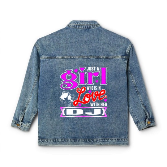 Discover A Girl Love With Her DJ Classic Women's Denim Jackets