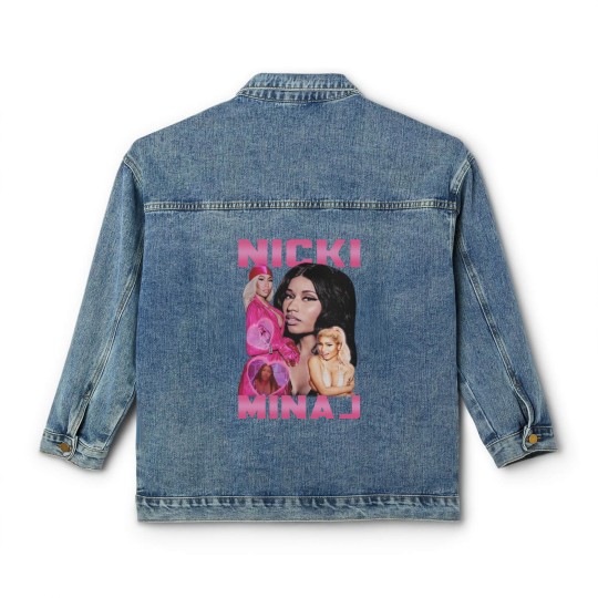Discover Nicki Minaj Fan Movies RAP Hip-hop Classic Women's Denim Jackets