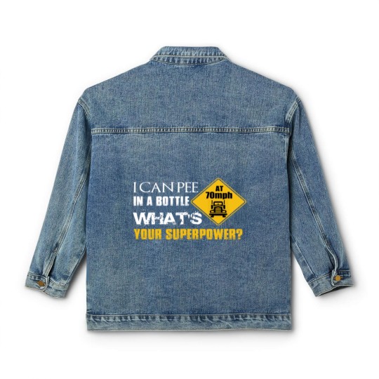 Discover I CAN PEE IN THE BOTTLE Classic Women's Denim Jackets