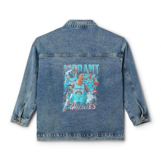 Discover Ja Morant Classic Women's Denim Jackets Vintage Classic Women's Denim Jackets