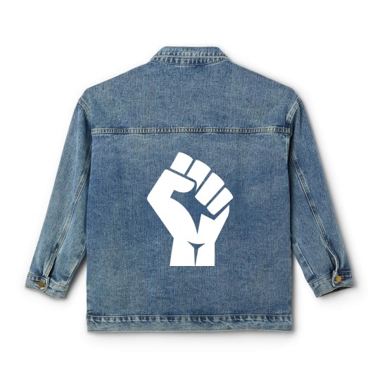 Discover Black Power Fist, black lives matter, civil rights - Black Power Fist - Classic Women's Denim Jackets