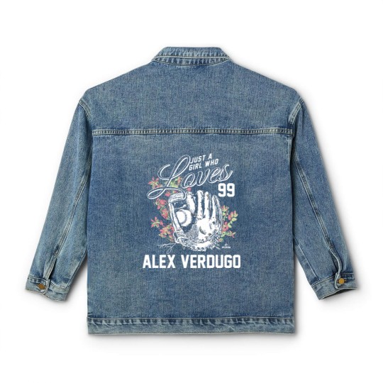 Discover Just A Girl Who Loves Alex Verdugo Classic Women's Denim Jackets