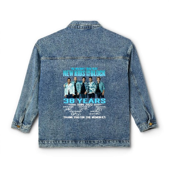 Discover NKOT Block Signture The Memories The MixTape Tour 2022 Classic Women's Denim Jackets