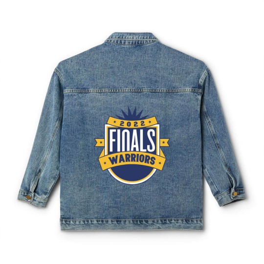 Discover Warriors Finals 2022 Basketball Classic Women's Denim Jackets, Basketball Classic Women's Denim Jackets