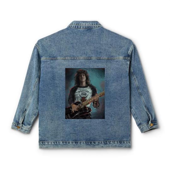 Discover eddie forever love munson Classic Classic Women's Denim Jackets