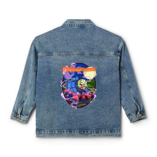Discover TTTRRAAAIIINNSSS! - Thomas Tank Engine - Classic Women's Denim Jackets