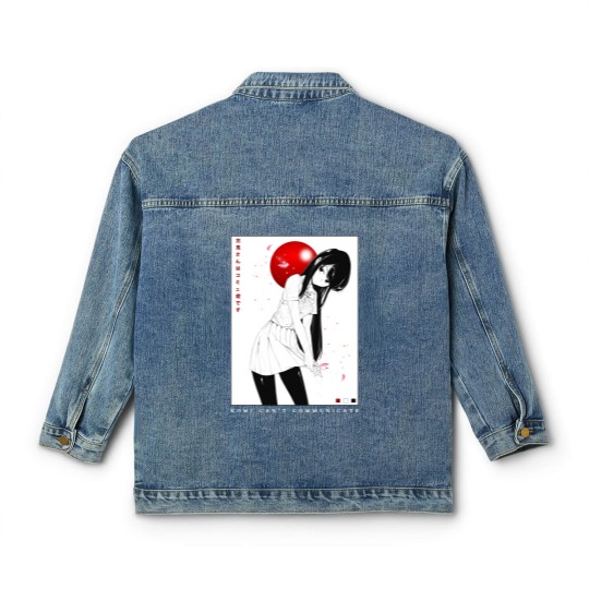 Discover Komi Can't Communciate - Classic Women's Denim Jackets - Anime Classic Women's Denim Jackets - Komi Cant Communicate - Classic Women's Denim Jackets - Anime Classic Women's Denim Jackets