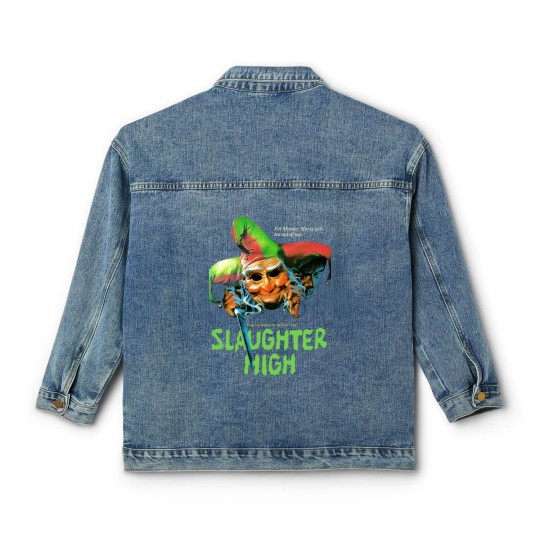 Discover Slaughter High Large Horror Movie Classic Women's Denim Jackets