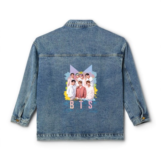 Discover Bangtan Boys Classic Women's Denim Jackets, Bangtan Boys Group Members signature Classic Women's Denim Jackets