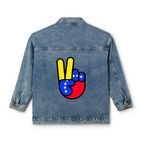 Discover Victoria de Venezuela Franela Classic Women's Denim Jackets