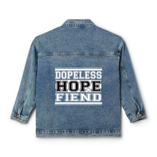 Discover Dopeless Hope Fiend Narcotics Anonymous Na Gift Ho Classic Women's Denim Jackets
