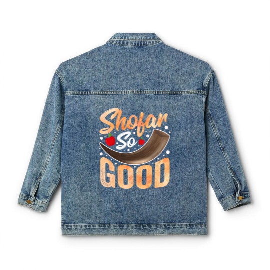 Discover Shofar So Good Rosh Hannukah Chanukkah Jewish Classic Women's Denim Jackets
