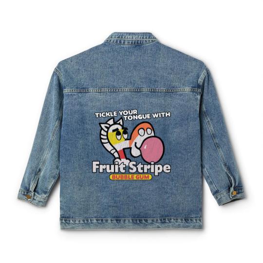 Discover Fruit Stripe Gum - Fruit Stripe - Classic Women's Denim Jackets
