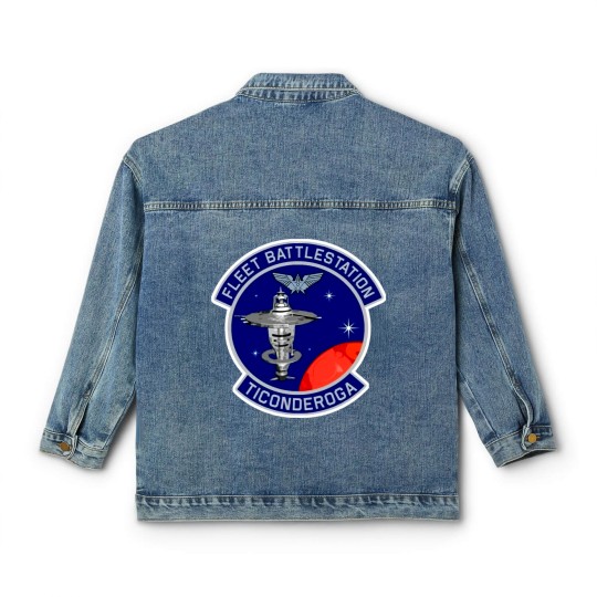 Discover Starship Troopers Ticonderoga Patch - Starship Troopers - Classic Women's Denim Jackets