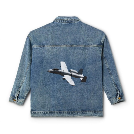 Discover A-10 Thunderbolt II Warthog Airplane - A 10 Thunderbolt 2 - Classic Women's Denim Jackets