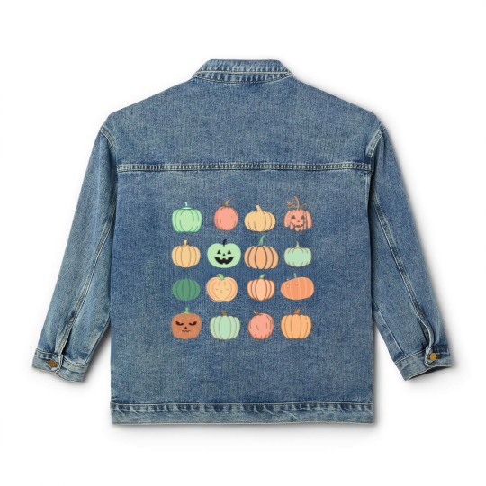 Discover Funny Pumpkins Classic Women's Denim Jackets