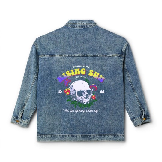 Discover House of the Rising Sun 1964 - 1960s music - 1960s Music - Classic Women's Denim Jackets
