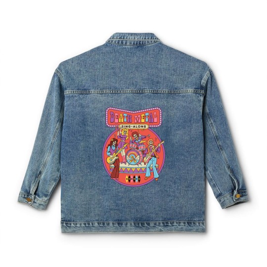 Discover Sing-Along Death Metal Classic Women's Denim Jackets classique