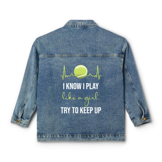 Discover Tennis Women Tennis Girls Classic Women's Denim Jackets