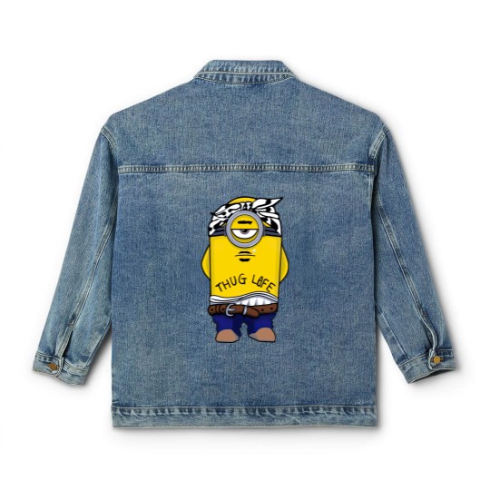 Discover Minion Thug Life - 90s Rap And The Minions - Classic Women's Denim Jackets