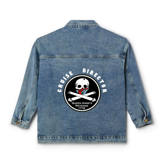 Discover Cruise Director of Queen Anne's Revenge, 1718 Classic Women's Denim Jackets