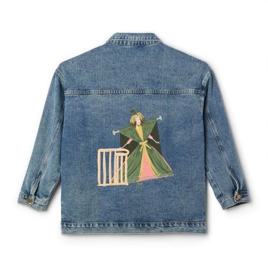 Discover The Gone With the Wind curtain dress - Sketch - Classic Women's Denim Jackets