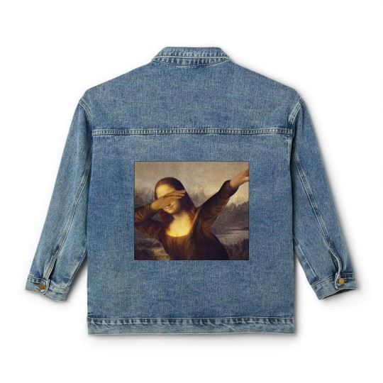 Discover 3196 Mona Lisa Dabbing Classic Women's Denim Jackets