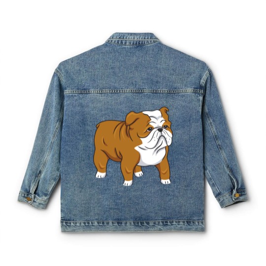 Discover Cute English Bulldog Classic Classic Women's Denim Jackets