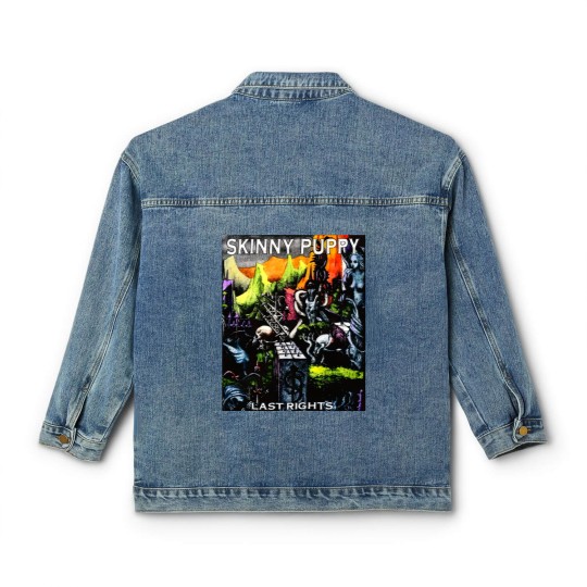 Discover Skinny Puppy Last Rights Vintage Classic Women's Denim Jackets