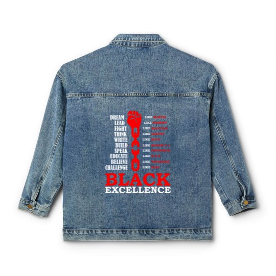 Discover Black Excellence, Black AF Classic Women's Denim Jackets