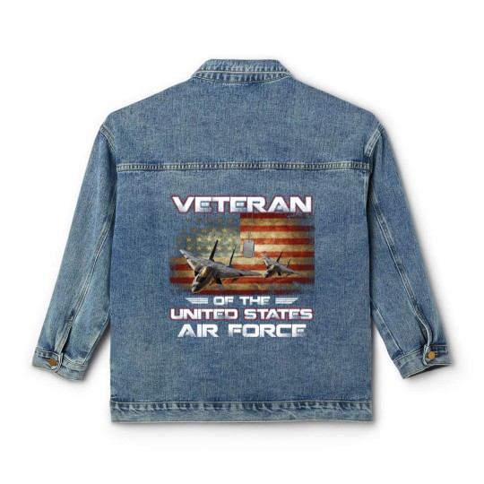 Discover Veteran of the United States US Air Force Classic Women's Denim Jackets